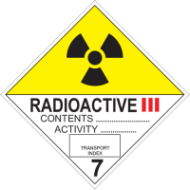 Знак Radioactive (категория III)