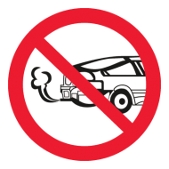 Запрещающий знак Запрещается запуск двигателя