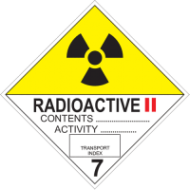 Знак Radioactive (категория II)