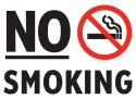 Наклейка No smoking 11