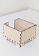 Подарочная коробка Кубарик 8,3*8,3*5,5 см из фанеры