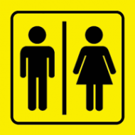 Знак Пиктограмма общественного туалета