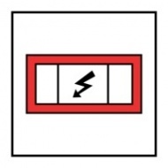 Знак Аварийный распределительный щит (АРЩ) ИМО (Emergency switchboard IMO)