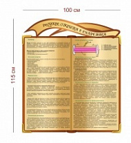 Стенд для школы Открытия и изобретения 100х115 см