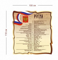 Стенд Россия 100х110 см