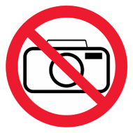 Запрещающий знак Фотографировать запрещено