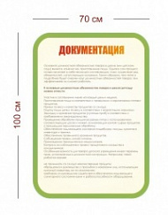 Стенд Обязанности повара 70х100 см