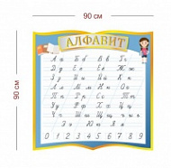 Стенд Алфавит 90х90 см