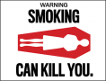 Наклейка Smoking can kill you