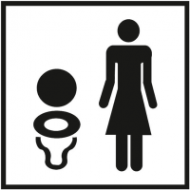 Знак 017 Женский туалет
