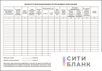 Ведомость железнодорожных путей необщего пользования