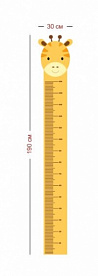 Стенд Ростомер Жираф 30х190 см