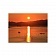 Картина на холсте Закат над озером, 30х40 см