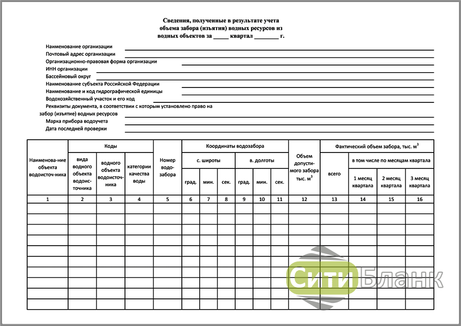 Форма 1 для а3. Форма 3.3 сведения полученные в результате учета качества сточных вод. Форма 3.1 скважины.