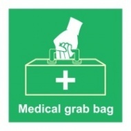 Знак Переносная медицинская сумка ИМО (Medical grab bag IMO)
