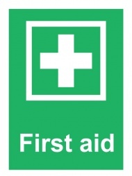 Знак Аптечка первой помощи ИМО (First aid IMO)