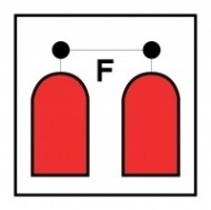 Знак Станция пожаротушения пеной ИМО (Foam release station IMO)