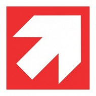 Знак Указатель направления (диагональная стрелка) (This way (diagonal arrow))