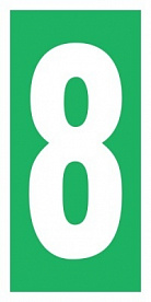 Знак Уровень / Этаж 8 (большой) ИМО (Level / floor 8 ИМО)