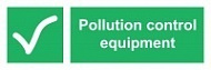 Знак Оборудование по контролю за проливом ГСМ ИМО (Pollution control equipment IMO)