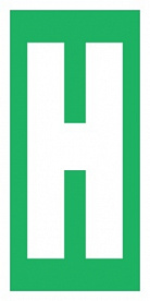 Знак Уровень / Этаж H (большой) ИМО (Level / floor H ИМО)