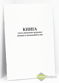 Книга учета движения трудовых книжек и вкладышей в них (Приказ Минтруда РФ от 19.05.2021 № 320Н)