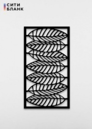 Декоративная панель Ажурные листья, 50х28 см (ЛХДФ)