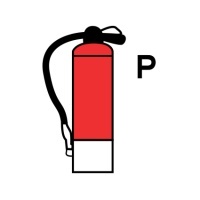 Знак Порошковый огнетушитель (Powder fire extinguisher)