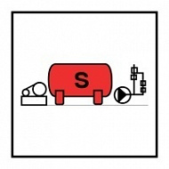 Знак Спринклерная установка ИМО (Sprinkler installation IMO)