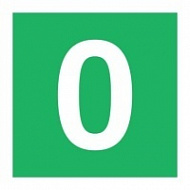 Знак Цифра 0 ИМО (Number 0 ИМО)