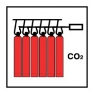 Знак Батарея СО2 ИМО (CO2 battery IMO)