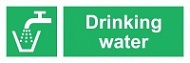 Знак Питьевая вода (горизонтальный) ИМО (Drinking water IMO)