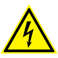 Предупреждающий знак Внимание! Опасность поражения электрическим током W08