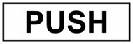 Знак Толкайте ИМО (Push IMO)