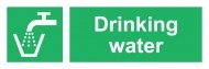 Знак Питьевая вода (горизонтальный) ИМО (Drinking water IMO)