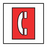 Знак Аварийная телефонная станция ИМО (Emergency telephone station IMO)