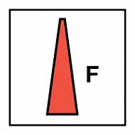 Знак Пенный ствол ИМО (Foam nozzle IMO)