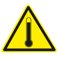 Предупреждающий знак Высокая температура