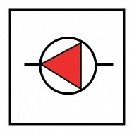 Знак Пожарный насос ИМО (Fire pump(s) IMO)