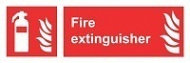 Знак Пожарная сигнализация (Fire alarm) с надписью