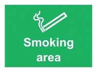 Знак Место курения ИМО (Smoking area IMO)