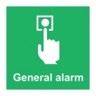 Знак Кнопка общей тревоги ИМО (General alarm IMO)