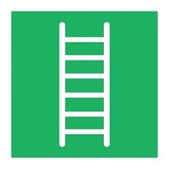 Знак Посадочный штормтрап (лестница), ИМО (Embarkation ladder IMO)