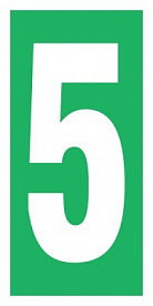 Знак Уровень / Этаж 5 (большой) ИМО (Level / floor 5 ИМО)