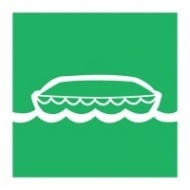 Знак Спасательная шлюпка, ИМО (Lifeboat IMO)