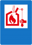 Указательный знак Управление системами тепло- и дымоудаления