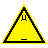 Предупреждающий знак Газовый баллон W19