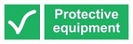 Знак Защитное оборудование ИМО (Protective equipment IMO)