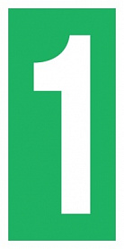 Знак Уровень / Этаж 1 (большой) ИМО (Level / floor 1 ИМО)