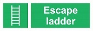 Знак Эвакуационный трап ИМО (Escape ladder IMO)